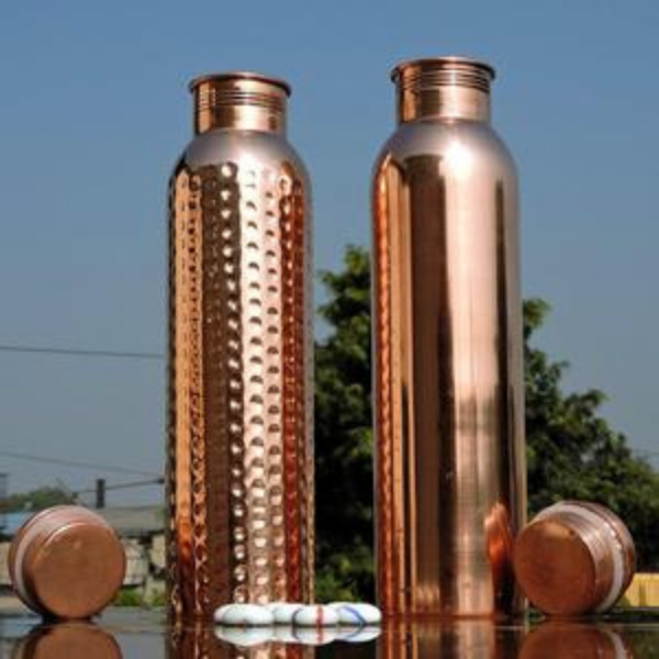 KO Copper Bottle (1 liter) - Kansa Organics